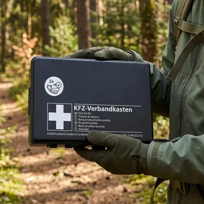 Produktbild von Auto-Verbandskasten Erste-Hilfe-Kasten Din 13164:2022