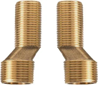 Productafbeelding van Douchearm verbindingsstuk 3/4 inch naar 1/2 inch messing kraanadapter