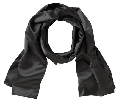 Produktbild von Schal B 35 x L 160 cm, schwarz : schwarz : 100% Polyester