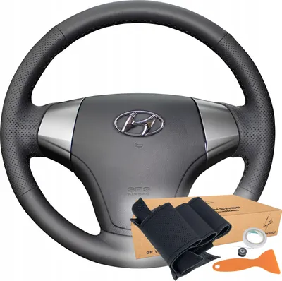 Obrázek produktu pro Kožený potah volantu, dekorativní vzor pro Hyundai Elantra 2008-2010