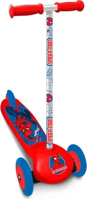 Image de Trotinette d'équilibre Spider-Man, 3 roues, rouge, Disney, pour enfant, couleur rouge, taille unique