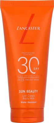 Produktbild von Lancaster Sun Beauty Body Milk SPF 30, Sonnenmilch, Körper, Tube, Feuchtigkeitsspendend, Schutz, Reparatur, Jeder Hauttyp, 100 ml