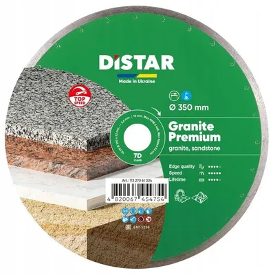 Imagen del producto de Disco de diamante premium Distar de 350 mm para granito
