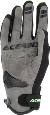 Image de Gants de moto Acerbis Carbon G 5.0, noir/vert, taille L