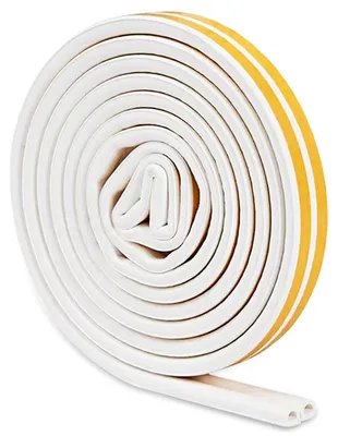 Immagine prodotto di Guarnizione per porte, autoadesiva, 9 mm x 6 mm, guarnizione per finestre (6 metri)