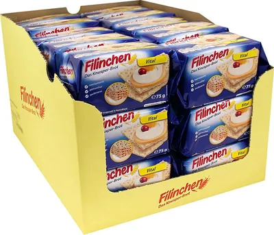 Produktbild von Filinchen Knusperbrot Vital Waffelbrot 75g  30er pack