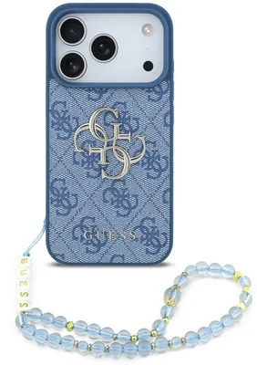 Zdjęcie produktu dla Etui Guess na tył telefonu Apple iPhone 17 Pro w kolorze niebieskim