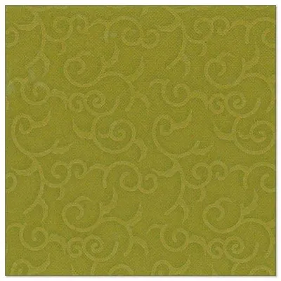 Produktbild von Servietten "ROYAL Collection" 1/4-Falz 40 cm x 40 cm olivgrün "Casali"