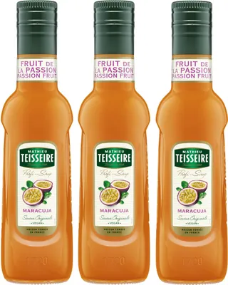 Produktbild von Mathieu Teisseire Getränke-Sirup Maracuja 0,25L (3er Pack)