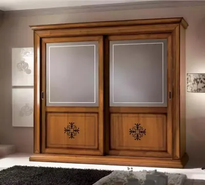 Produktbild von Kleiderschrank Luxus Schrank Möbel Klassisch Schlafzimmer Schränke Holz