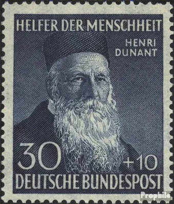 Produktbild von Briefmarken BRD (BR.Deutschland) 1952 Mi 159  postfrisch Helfer der Menschheit (III)