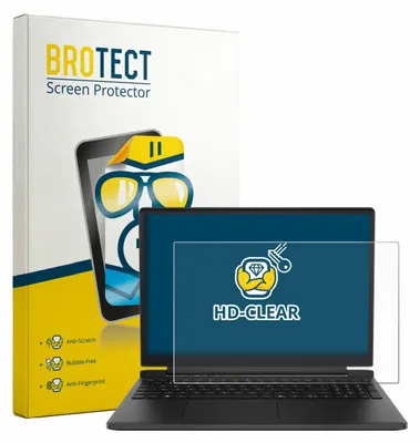 Produktbild von Für Dell 15 DA15265 Schutzfolie BROTECT Displayschutz Display Schutz Folie Klar Transparent