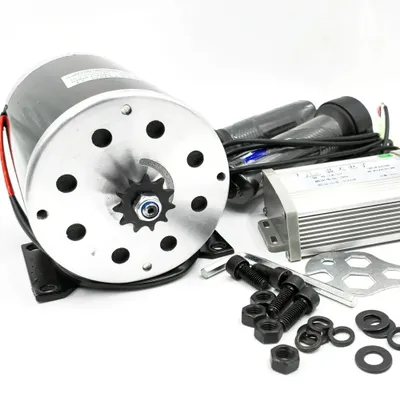 Produktbild von Elektromotor - MY1020 bürsten DC-Motor - 48V 1000W - 3000 U/min - Permanentmagnet - Kettenantrieb 25H 11T - Schwarz