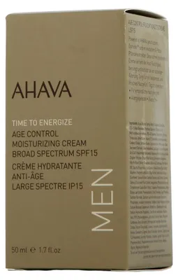 Produktbild von Ahava Men T.T.E. Age Control Moisturizing Cream SPF15