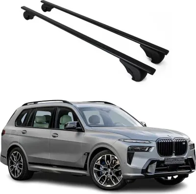 Immagine prodotto di Barre portatutto trasversali per BMW X7 G07 2019-2024, colore nero ferro