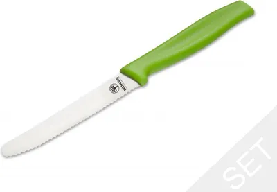 Obrázok produktu pre Nôž na chlieb zelená sada 6 kusov