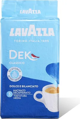 Produktbild von 10x LAVAZZA DEK Entkoffeiniert Kaffee 250g gemahlen Italienisch espresso coffee