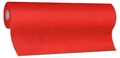 Produktbild von 1 Rolle Tischläufer Airlaid 24m x 40cm - alle 120cm perforiert stoffähnlich rot
