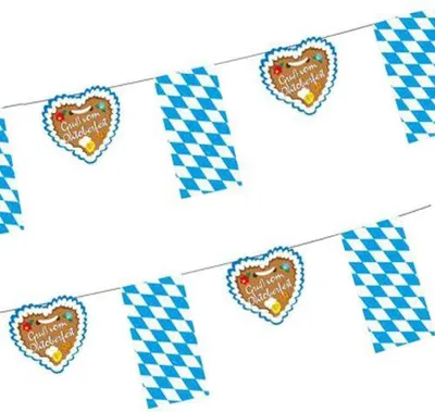 Produktbild von Papstar Wimpelkette, Papier 4 m "Gruß vom ", 10 Stück