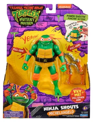 Image de Teenage Mutant Ninja Turtles Ninja Shouts Figure - Michelangelo