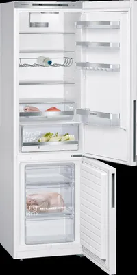 Immagine prodotto di Siemens iQ500, Combinazione frigorifero-congelatore a libera installazione con scomparto congelatore inferiore, 201 x 60 cm, Bianco, KG39EAWCA