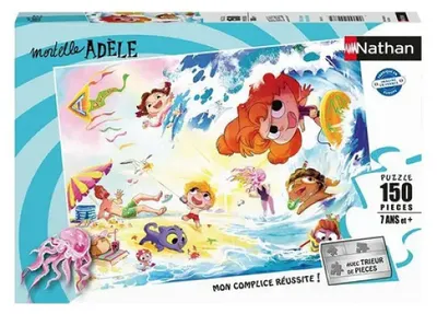 Image de Nathan Jeux Puzzle 150 pieces - Une journee Sensageniale - Mortelle Adele
