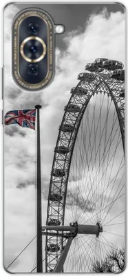 Produktbild von König Design Hülle kompatibel mit Huawei nova 10 Kunststoff Soft Handyhülle - Handy Case London Riesenrad