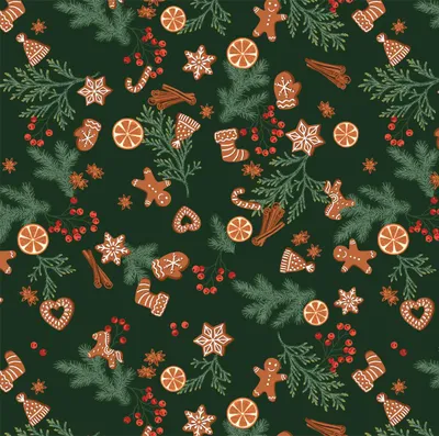 Produktbild von Wachstuch Weihnachten Winter abwischbar Wachstuchtischdecke 140 x 240 cm - 37887 - Lebkuchen