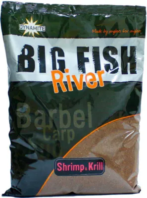 Produktbild von Dynamite Baits Big Fish River Groundbait Shrimps & Krill 1,8 kg