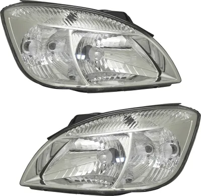 Produktbild von TYC Scheinwerfer für Kia Rio 2 JB 05-09 Set für H4 Chrom LWR Stellmotor II 2005