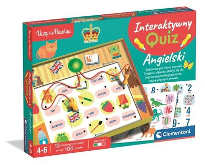 Produktbild von CLEMENTONI Ich lerne mit Spaß! - Interaktives Quiz - Englisch 50943