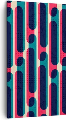 Produktbild von Bild auf Leinwand - Leinwandbild - Einteilig - Abstraktion Muster Modern - 45x80cm - Wand Bild - Wanddeko - Wandbilder - Leinwanddruck - Bilder - Wanddekoration - Leinwand bilder - PA45x80-4200