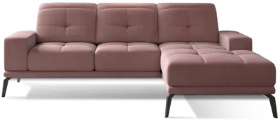 Produktbild von Ecksofa ZINARA - rosa, rechte Ecke