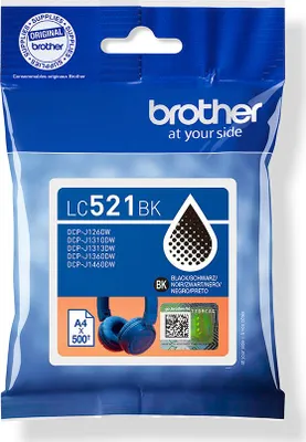 Image de Brother LC521BK Cartouche d'encre authentique - Noir