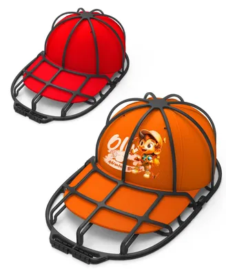 Productafbeelding van Hoedenreinigers - Set van 2 - 2-Pack volwassen/Kinderhoed wasmachine - Zwart