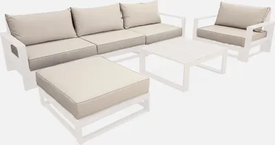 Produktbild von sweeek - Kissenbezüge für die Mendoza Gartenmöbel - Beige