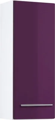 Produktbild von Bad Hängeschrank Parma in hochglanz aubergine 25 cm breit