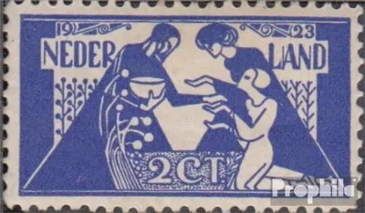 Produktbild von Briefmarken Niederlande 1923 Mi 134 postfrisch Künstlerhilfe