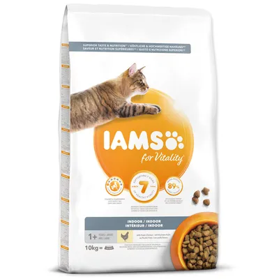 Obrázek produktu pro IAMS Cat Adult Indoor Chicken 10 kg
