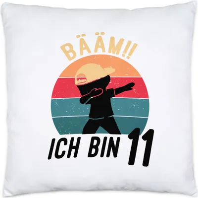 Produktbild von Dabbing Geburtstagskissen Kissen inkl. Füllung 11 Jahre Jungs 11. Geburtstag Lustig Jungen Elf Kissen