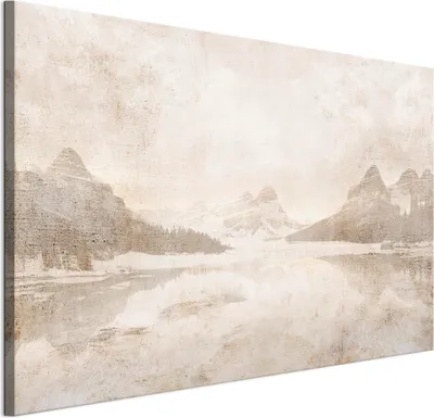 Immagine prodotto di LUMASOUL Quadri su tela 90x60 cm, Motivo invernale 1, Quadri da Parete per Soggiorno e Camera da Letto, 1 pezzo