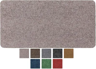 Image de Paillasson lavable, imperméable, de 40 x 80 cm, pour l'entrée