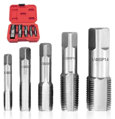 Immagine prodotto di Solidchoice - Set di 5 maschi filettati BSP per filettature di precisione