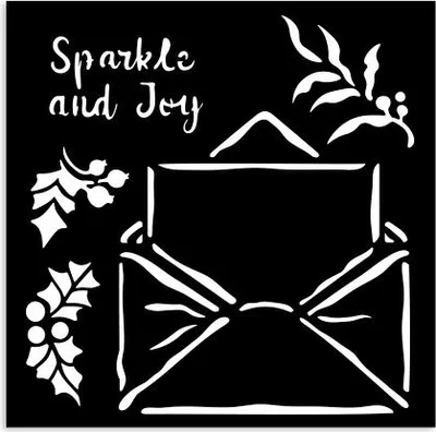 Image de Schablone Mix Media 3D 12x12cm - La maison du hibou - Brief - Stamperia