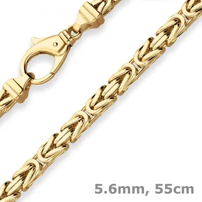 5-6mm-Königskette-aus-585-Gelbgold-55cm