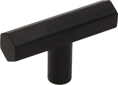 Produktbild von GS33 Knopf, supermattes Schwarz