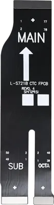 Immagine prodotto di Clappio, Cavo flessibile di sostituzione della scheda madre per Samsung Galaxy S24 FE, nero