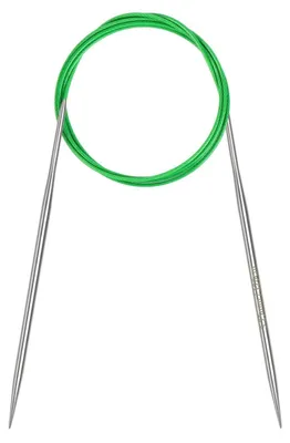 Zdjęcie produktu dla Igła do szydełkowania okrągłego, 3,25 mm, długość 120 cm, ze stali nierdzewnej, z elastycznym przewodem