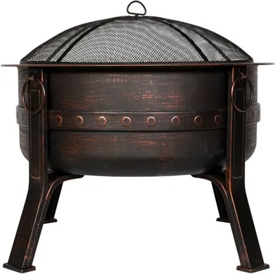 Produktbild von La Hacienda Brava, Brennholz, Bronze, Stahl, Rund, 4 Bein(e), 800 mm