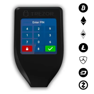 Produktbild von Trezor T Hardware Wallet für die Aufbewahrung von Bitcoin, Ethereum (ERC20 Token), LTC, Dash, Zcash, Nem